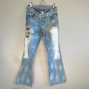 Billabong Low Rise Embroidered Jeans